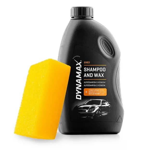 DYNAMAX Balíček autošampón s voskom + špongia