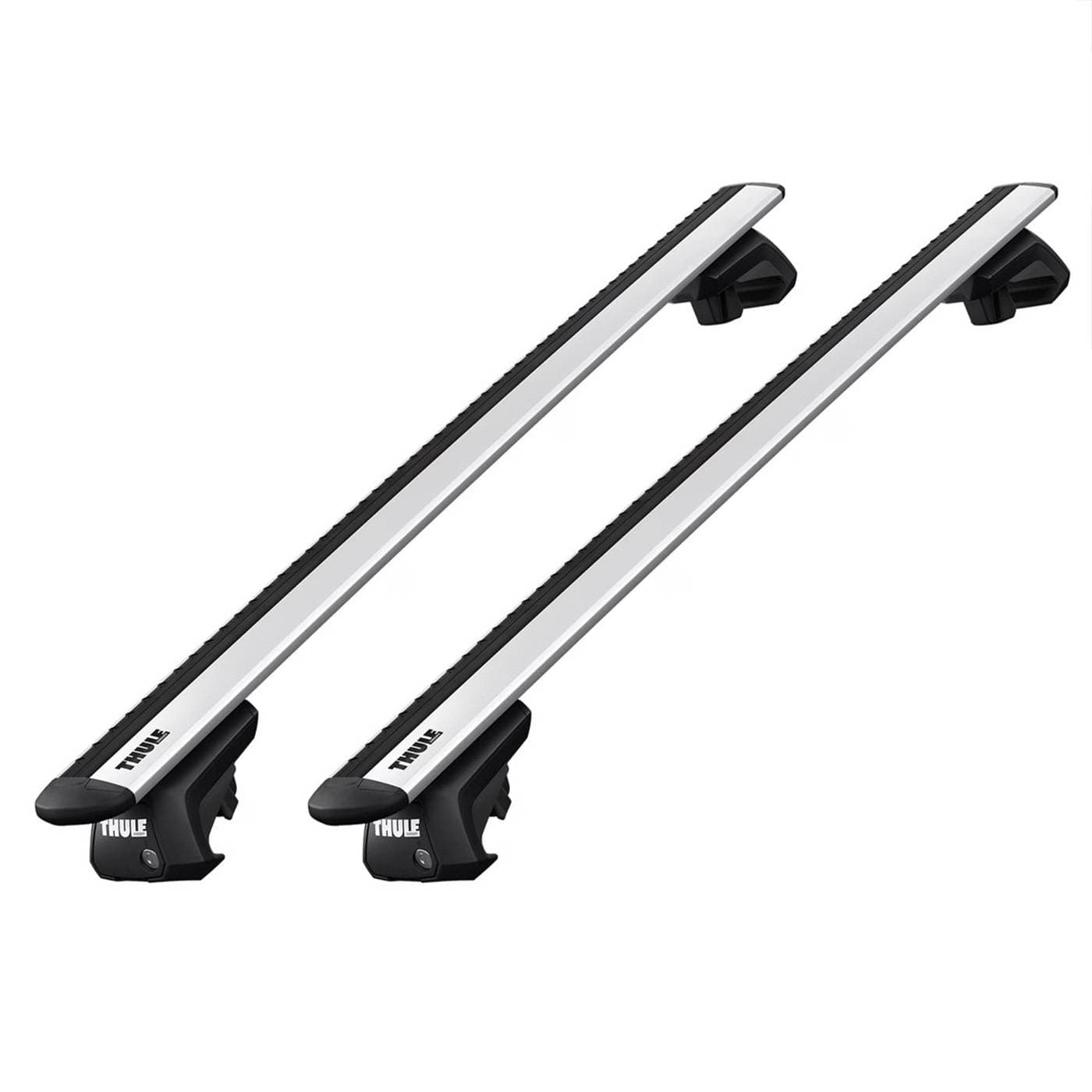 Strešný nosič Thule WingBar EVO Silver Toyota Land Cruiser J15 (2018–2023) — Klasické lyžiny