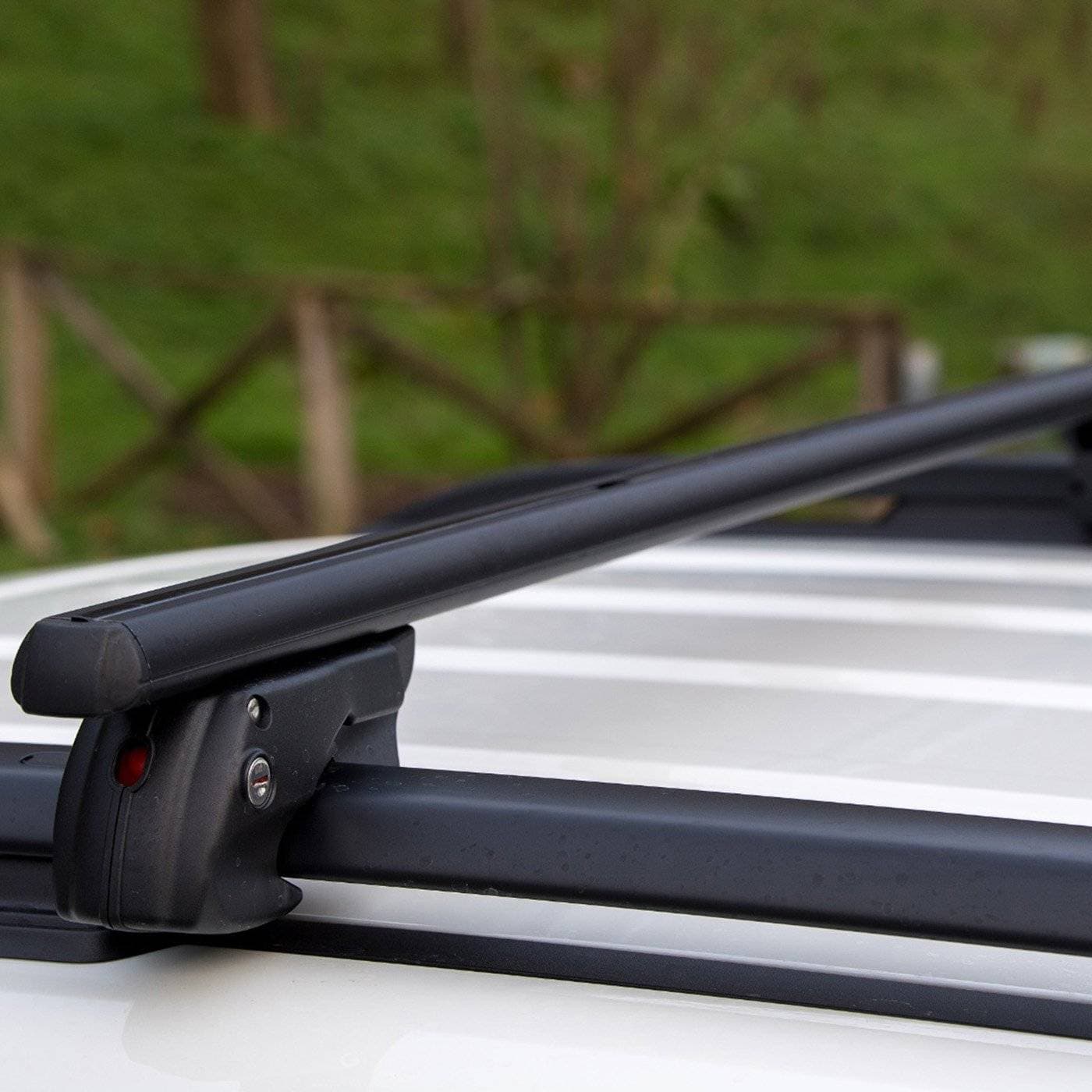 Strešný nosič Menabo Sherman Black XL Toyota Land Cruiser J10 (1998–2007) — Klasické lyžiny