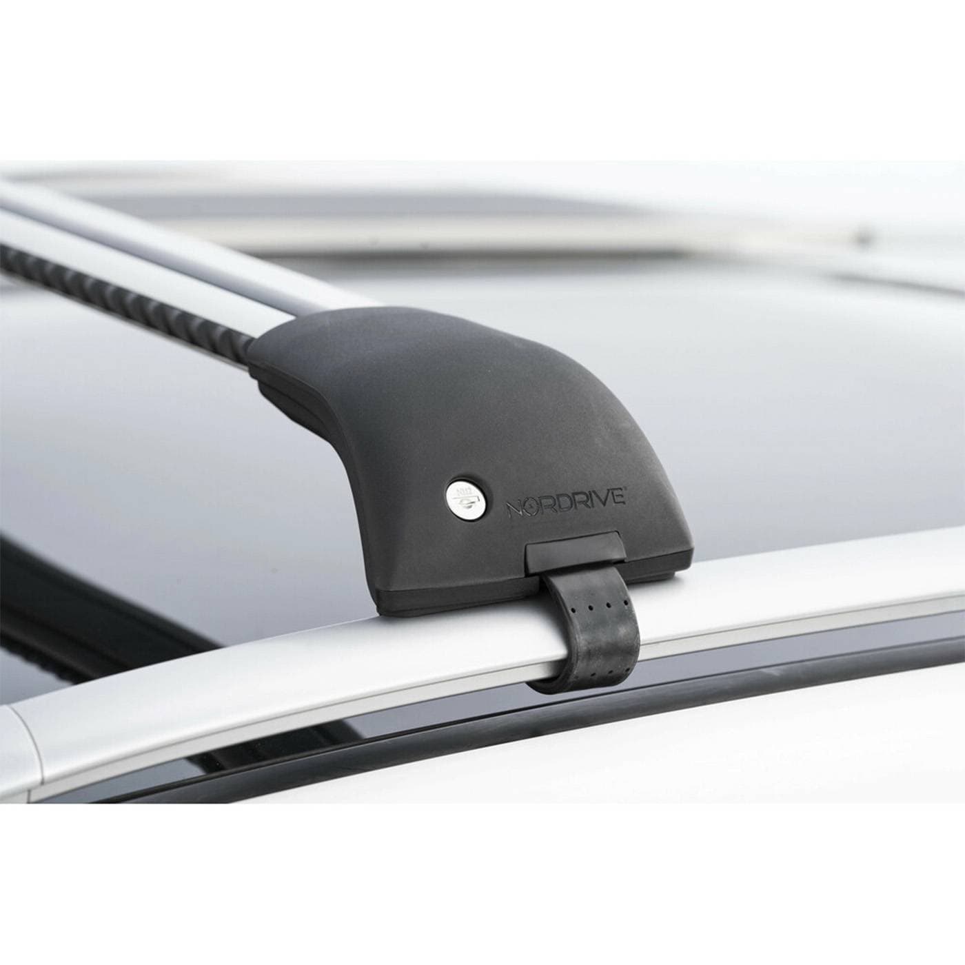 Strešný nosič Nordrive Cx Silver Cx pre Mini Countryman (F60) - railing (2017–2020)