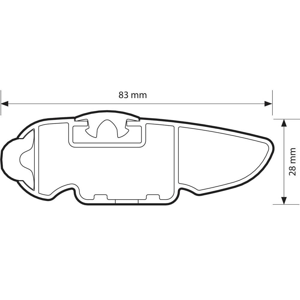 Strešný nosič Nordrive Cx Silver Cx pre Opel Zafira Tourer - flush (2011–2019)