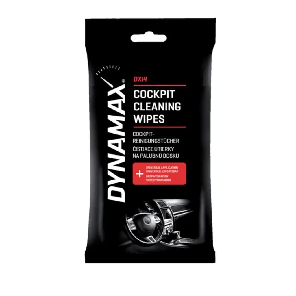 DYNAMAX Vlhčené plakové utierky na palubnú dosku 24ks