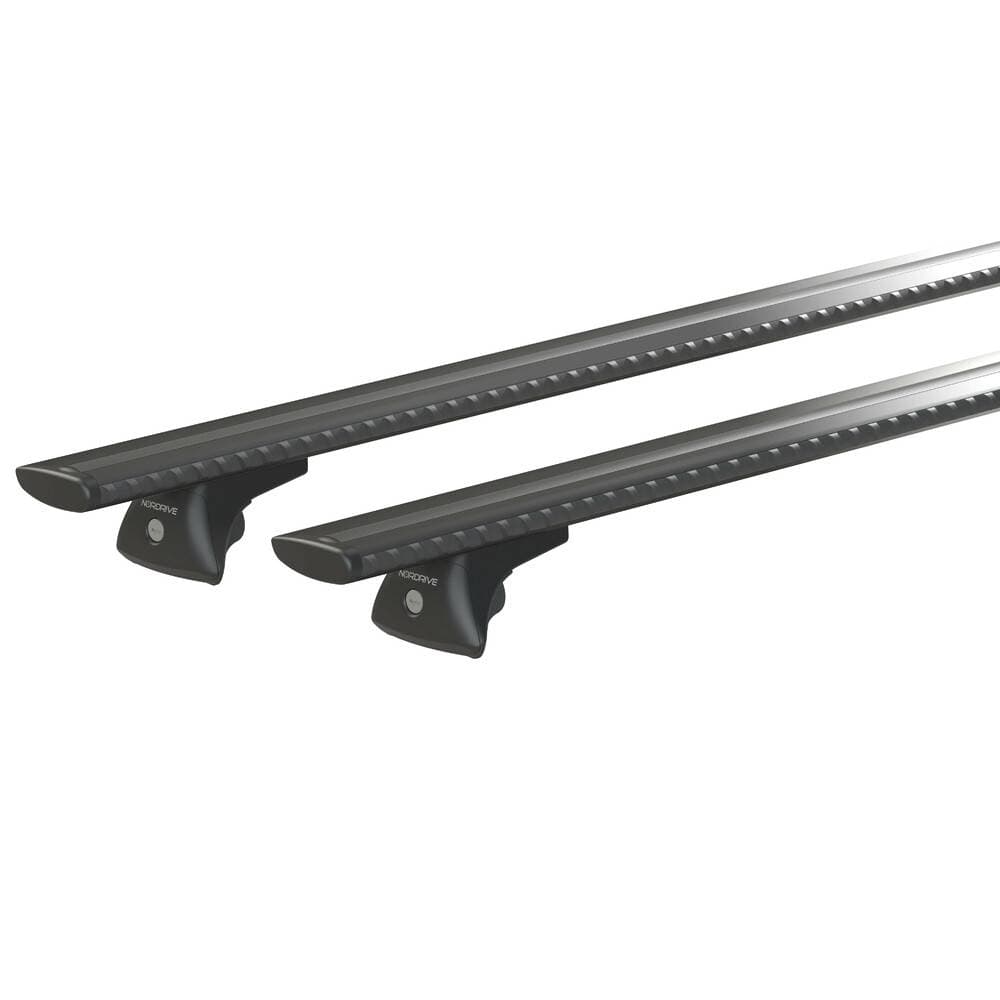 Strešný nosič Nordrive Silenzio Black Inrail pre Volvo V60 - flush (2018–)