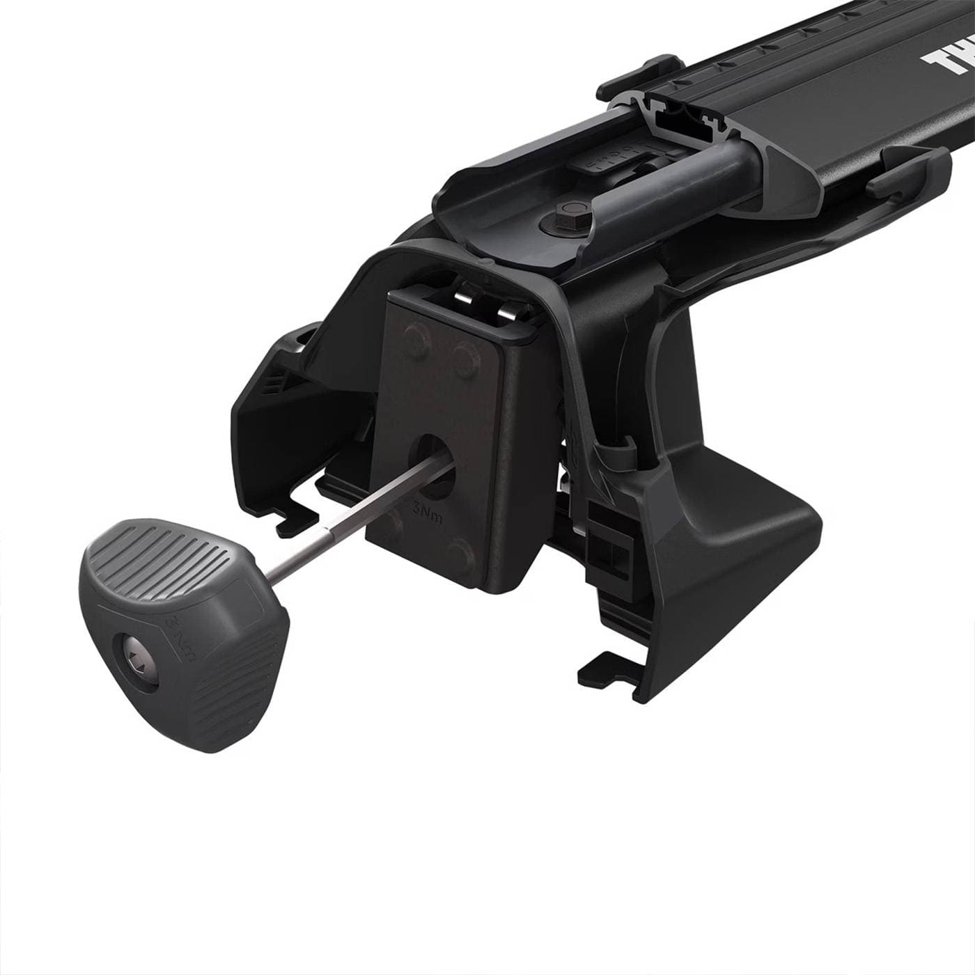 Strešný nosič Thule WingBar Edge Black Toyota Prius W50 (2016–2019) — Hladká strecha