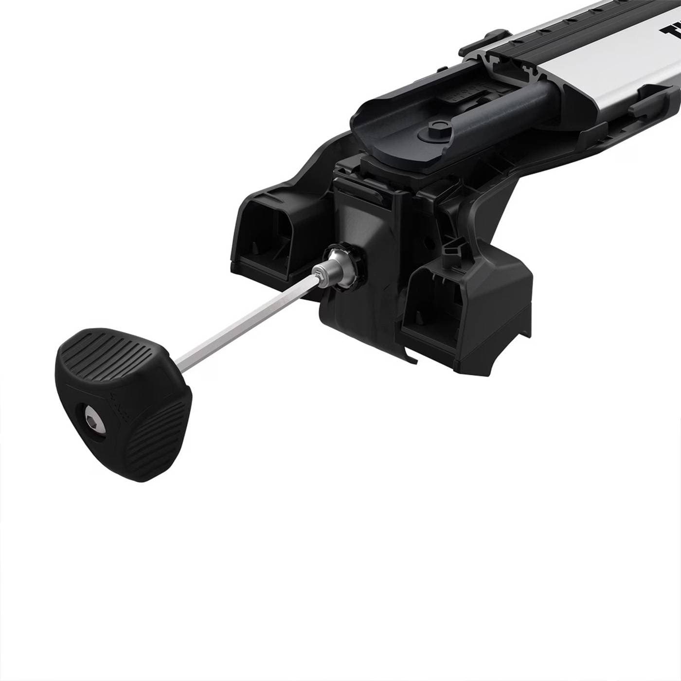 Strešný nosič Thule WingBar Edge Silver Jeep Compass MP (2017–2020) — Integrované lyžiny