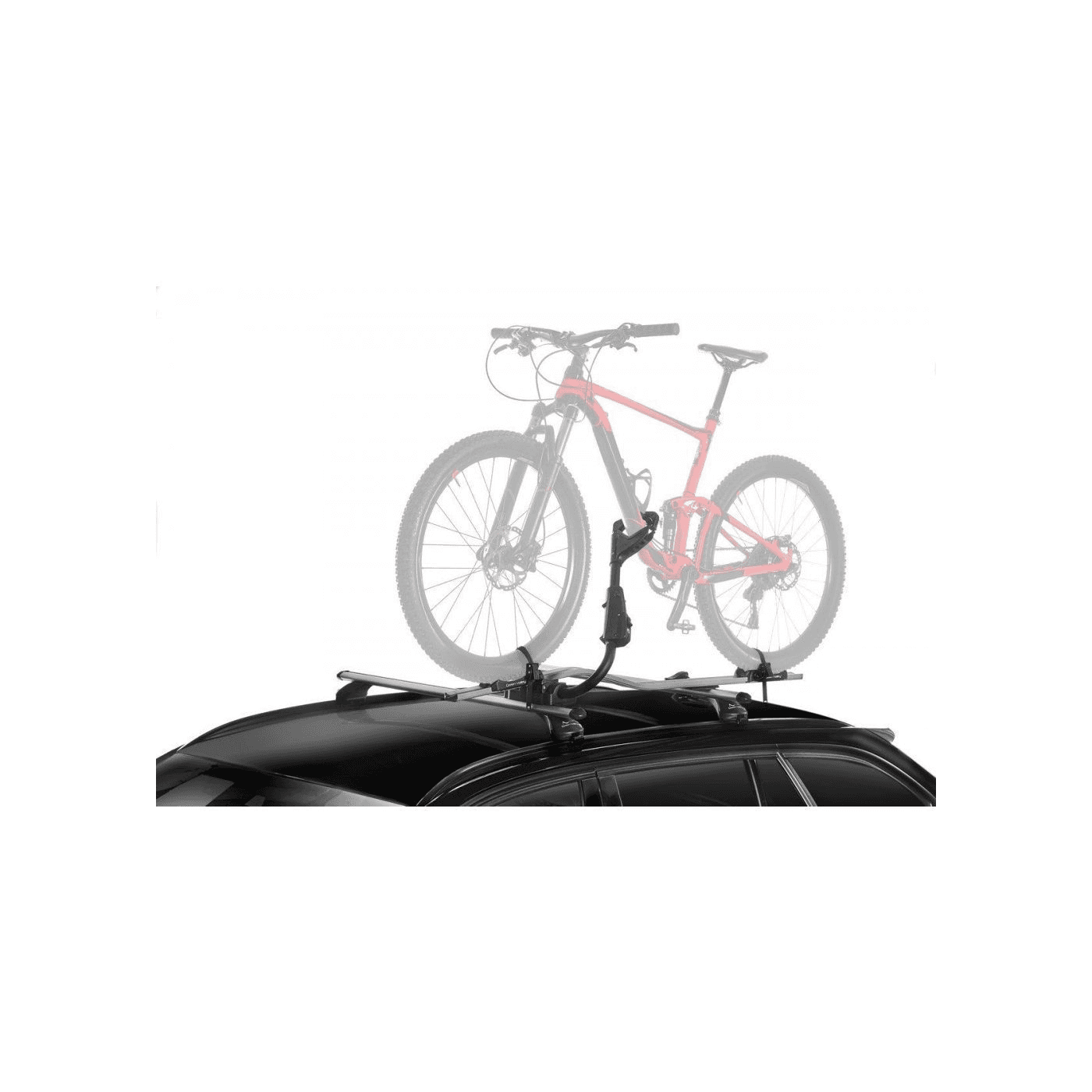 GreenValley Nosič bicykla na strešný nosič Fast Bike BLACK