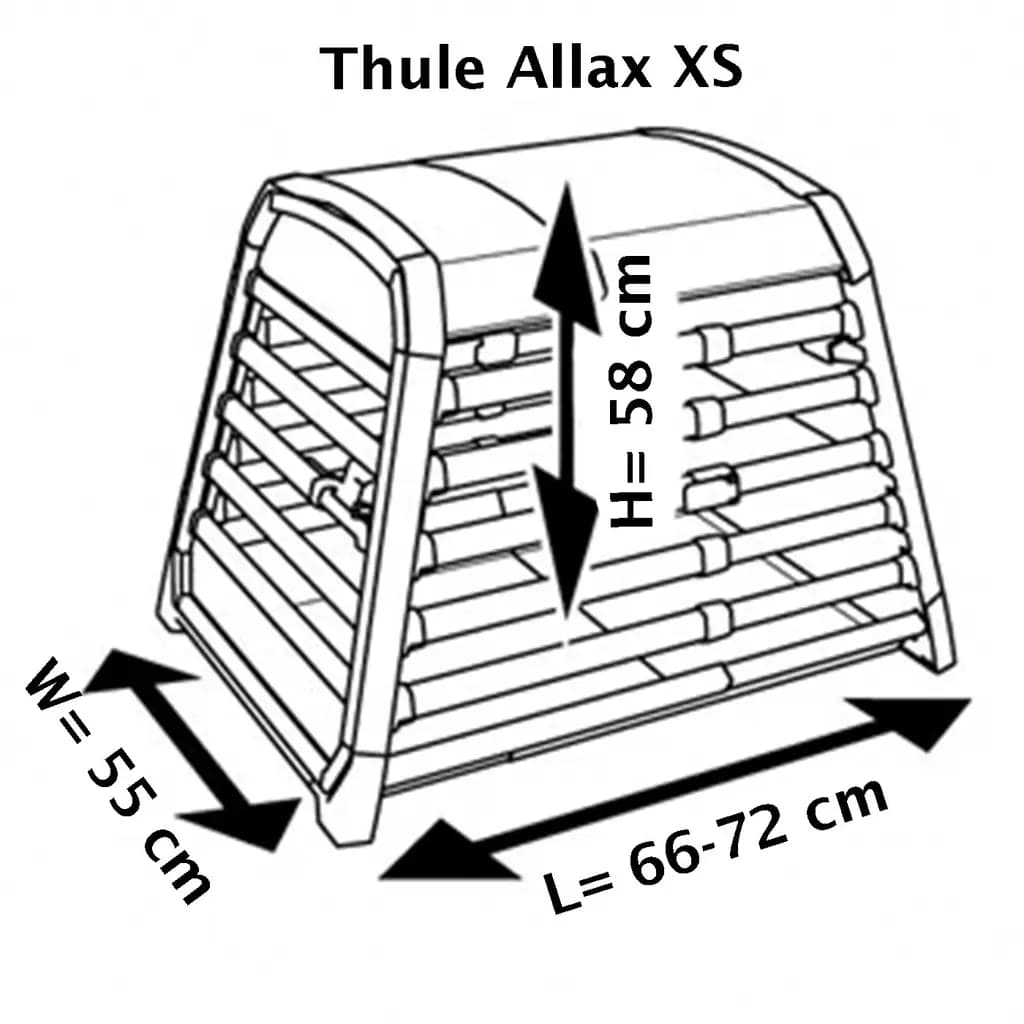 Thule Allax XS - prepravná klietka pre psov