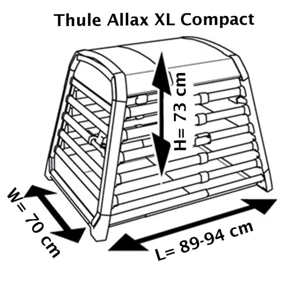 Thule Allax XL Compact - prepravná klietka pre psov