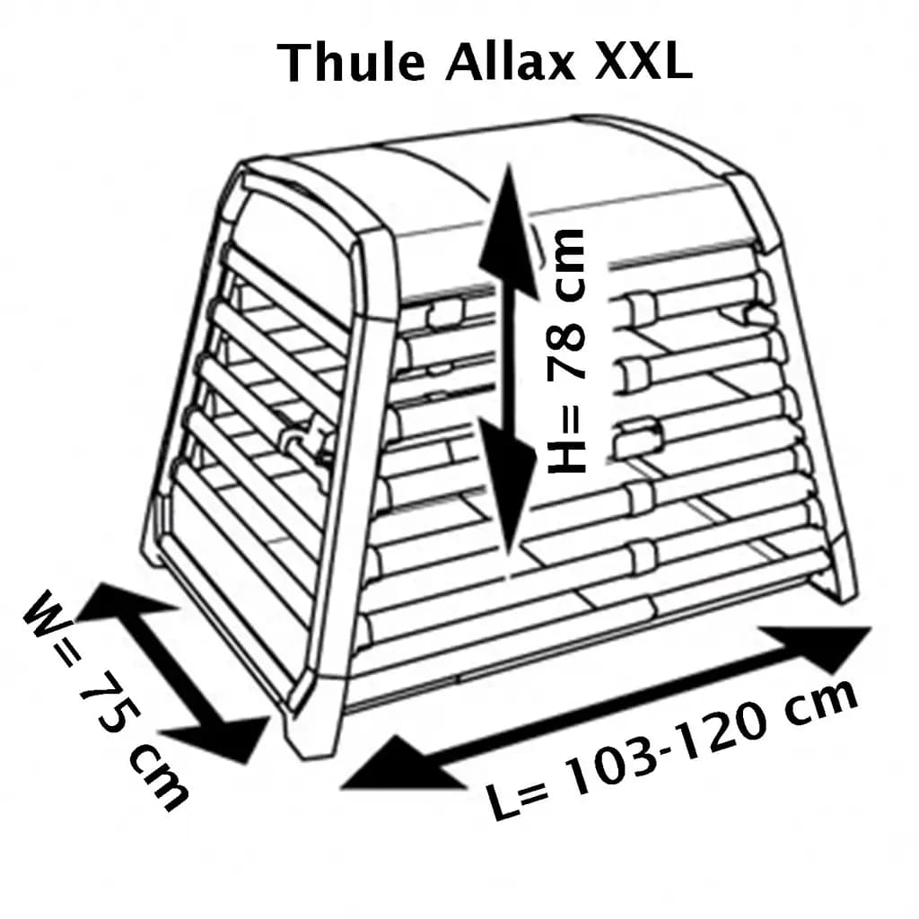Thule Allax XXL - prepravná klietka pre psov