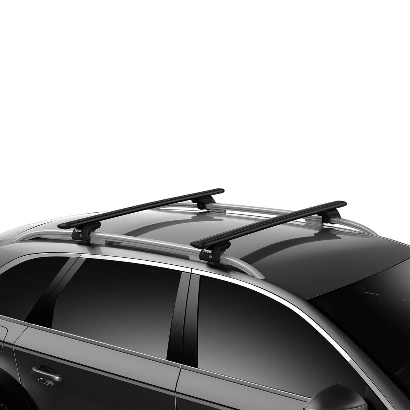 Strešný nosič Thule WingBar EVO Black Toyota Land Cruiser J10 (1998–2007) — Klasické lyžiny