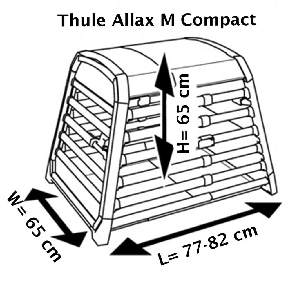 Thule Allax M Compact - prepravná klietka pre psov