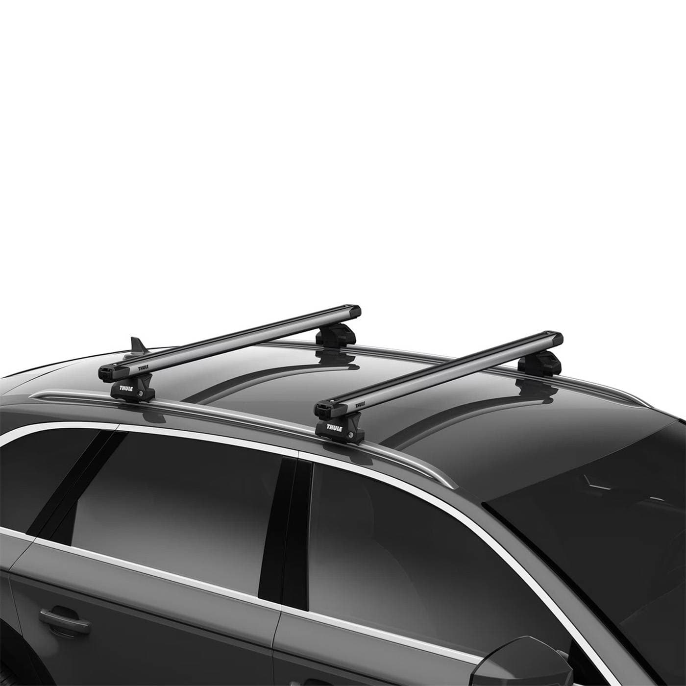 Strešný nosič Thule SlideBar EVO Silver Lexus UX ZA10 (2018–) — Integrované lyžiny