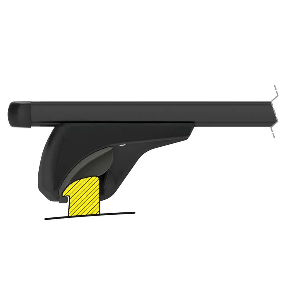 Strešný nosič Nordrive Helio Black Inrail pre Audi A4 Avant (also with sunroof) - flush (2008–2015)